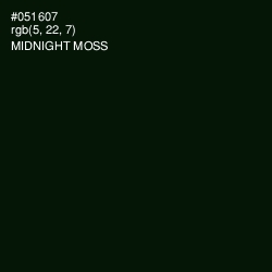 #051607 - Midnight Moss Color Image